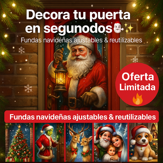 FUNDAS NAVIDEÑAS PARA PUERTAS